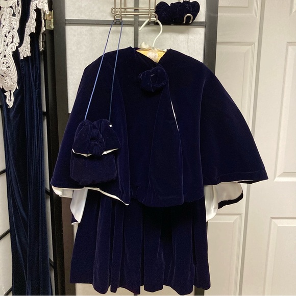 Vintage 1993 EUC (wore 1x) Jessica McClintock (made from pattern) Girls size 5 - Picture 7 of 15